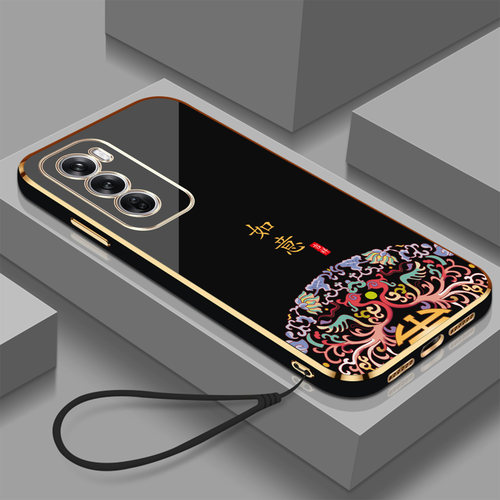 适用oppoReno12手机壳PJV110高颜值reon12女款rone L2保护套PJVl10新款ren012软壳rneo12带挂绳硅胶防摔全包
