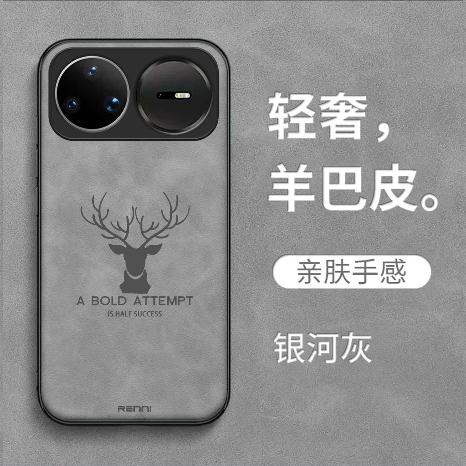 适用华为Nova15pro手机壳KLE-ALOOU奢华kle-aloou男款kle-al00u防摔KLE-AL00U全包新款羊巴皮纯色女款高级感