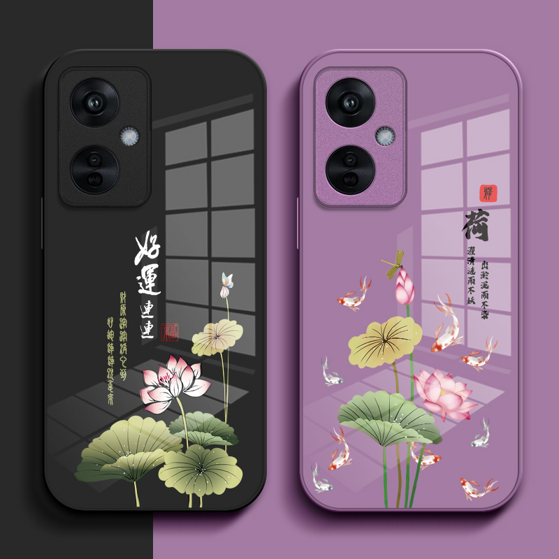 适用oppo K11x手机壳PHF110玻璃壳0ppok11×中国风PHF1l0保护套0pp0K1lx全包欧珀K11x奢华Oopokl1x高级感