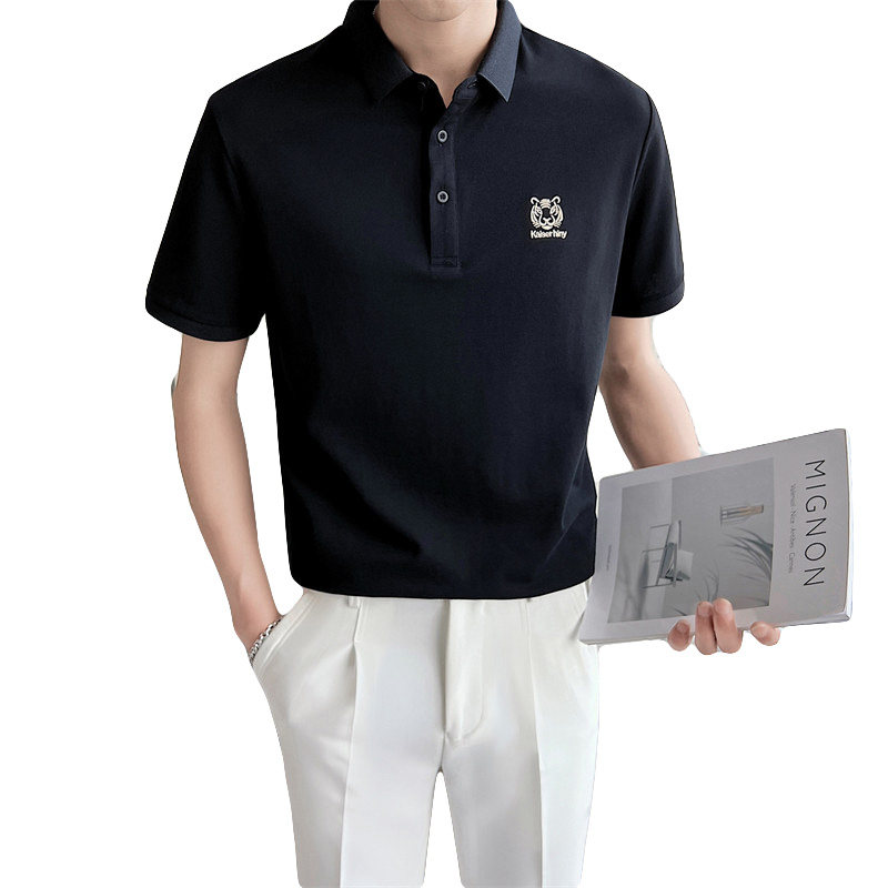 夏季男士新款短袖体恤时尚潮流商务男装绣花Polo衫C203A-8816-P58,男装T恤,电商C208A