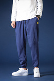 日系新款大码男士休闲九分裤韩版潮牌秋装裤子C203A-6616-P50控78，男装休闲裤，电商C208A