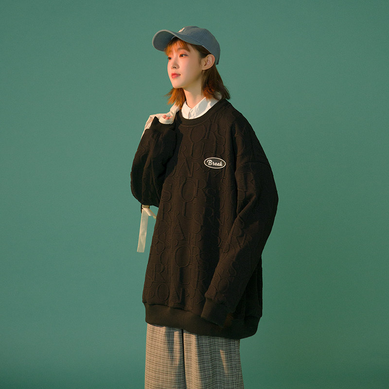 卫衣男运动时尚2025新款宽松情侣装纯棉套头连帽女5285,男装卫衣,电商C208A