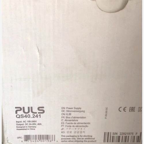 PULS普尔世电源QT40.241，QS40.241，QS2议价