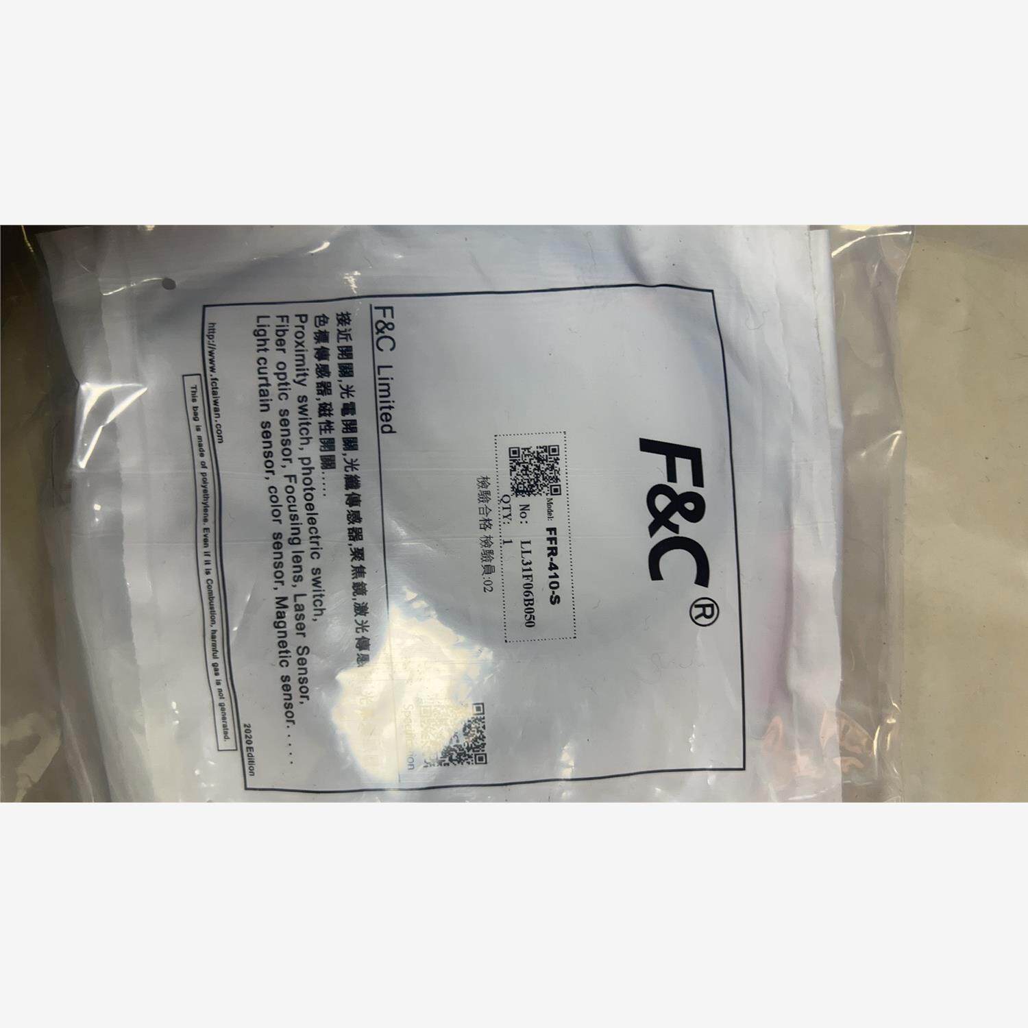 全新嘉准F&C光纤传感器 FFR-410-S  数量10条光