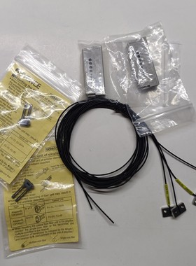 基恩士FU-53TZ对射型光纤传感器 9成新 长度1米 功能议价