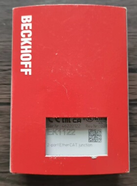 全新原装正品 倍福 EK1122 模块，实物拍摄，数量3个，