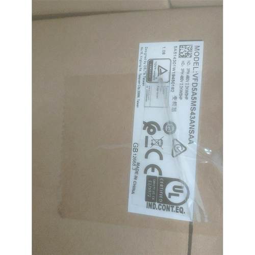 全新台达变频器VFD5A5MS4