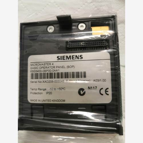 西门子6se6400-0bp00-0aa1面板，现货一块，实议价