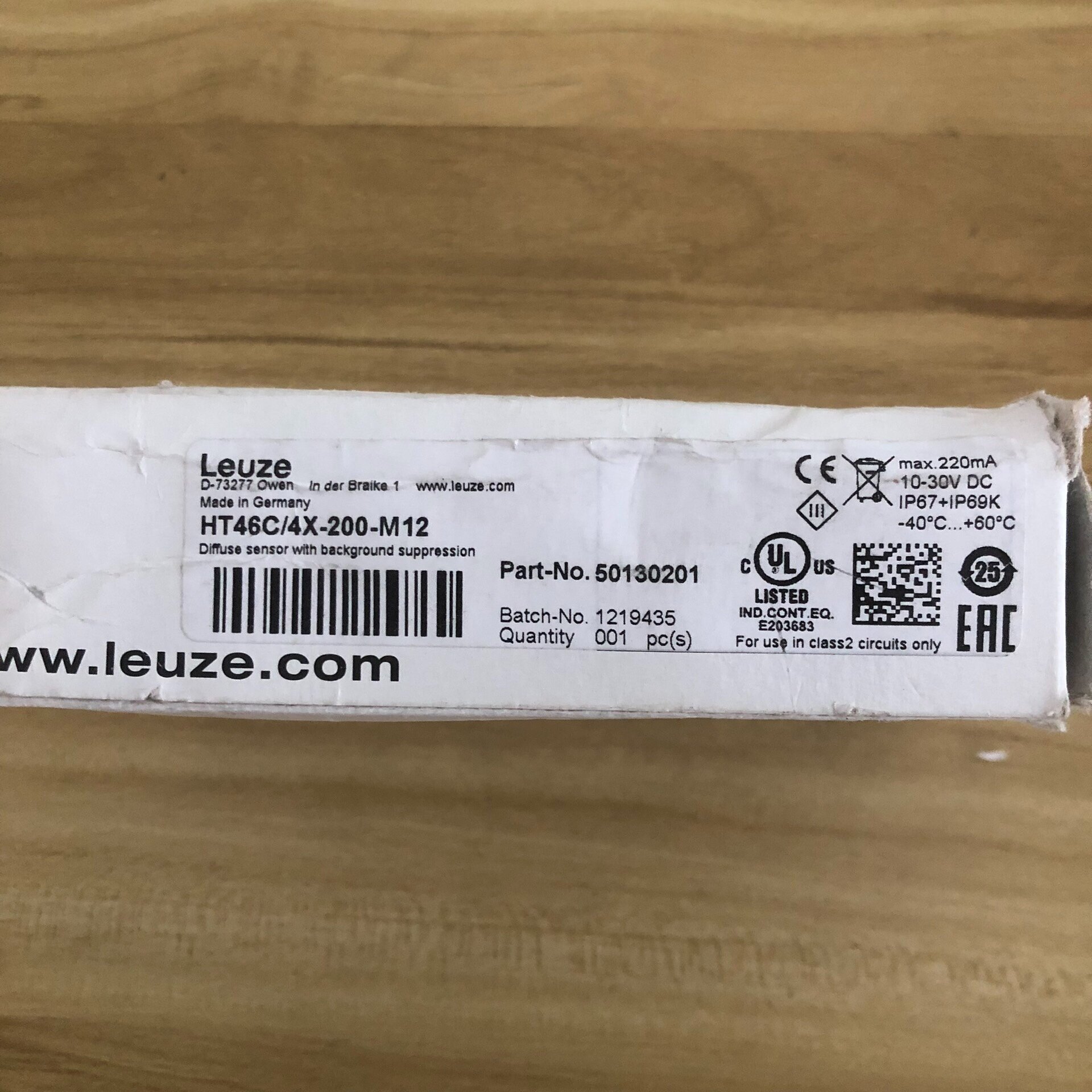 全新劳易测光电开关HT46C