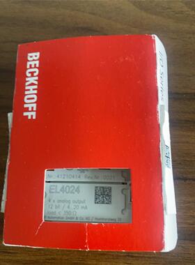 全新倍福EL4024,4-20mA模拟量输出模块实物拍摄开封