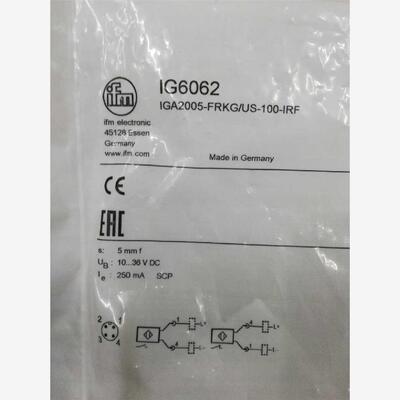 全新德国原产易福门IFM接近开关 IG6062 现货议价
