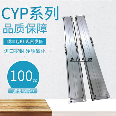洁净无杆气缸CYP15-50 100 200 300 500 550 600 650 700 L R S