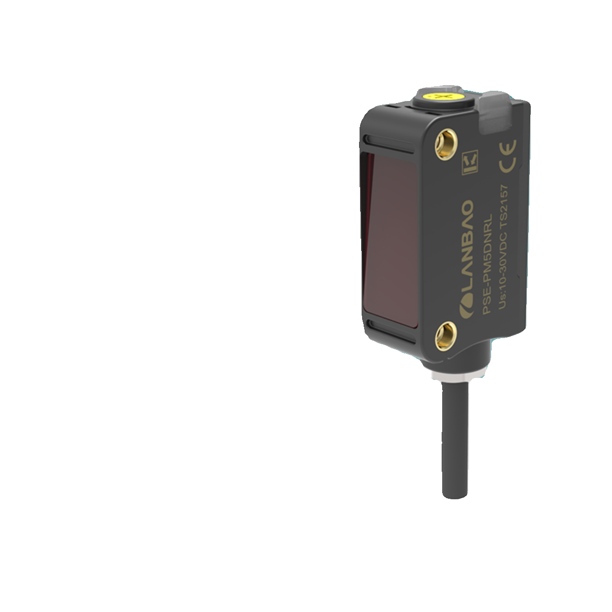 兰宝PSE-PM10DNRL偏振反射10米红色激光灵敏度旋钮调节光电传感器