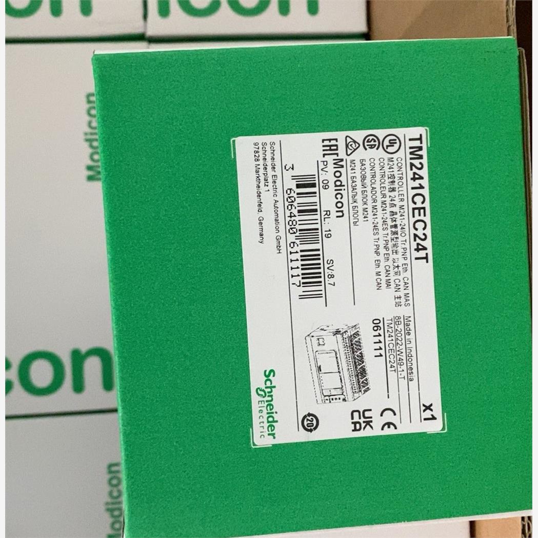 施耐德PLC  TM241CEC24T全新库存现货现货，工程剩余议价
