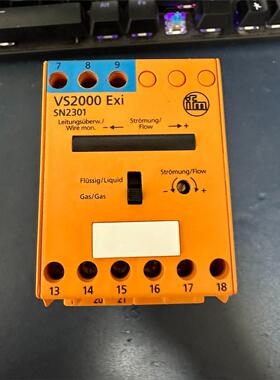 德国易福门流量传感器的控制显示器VS2000，SN2301