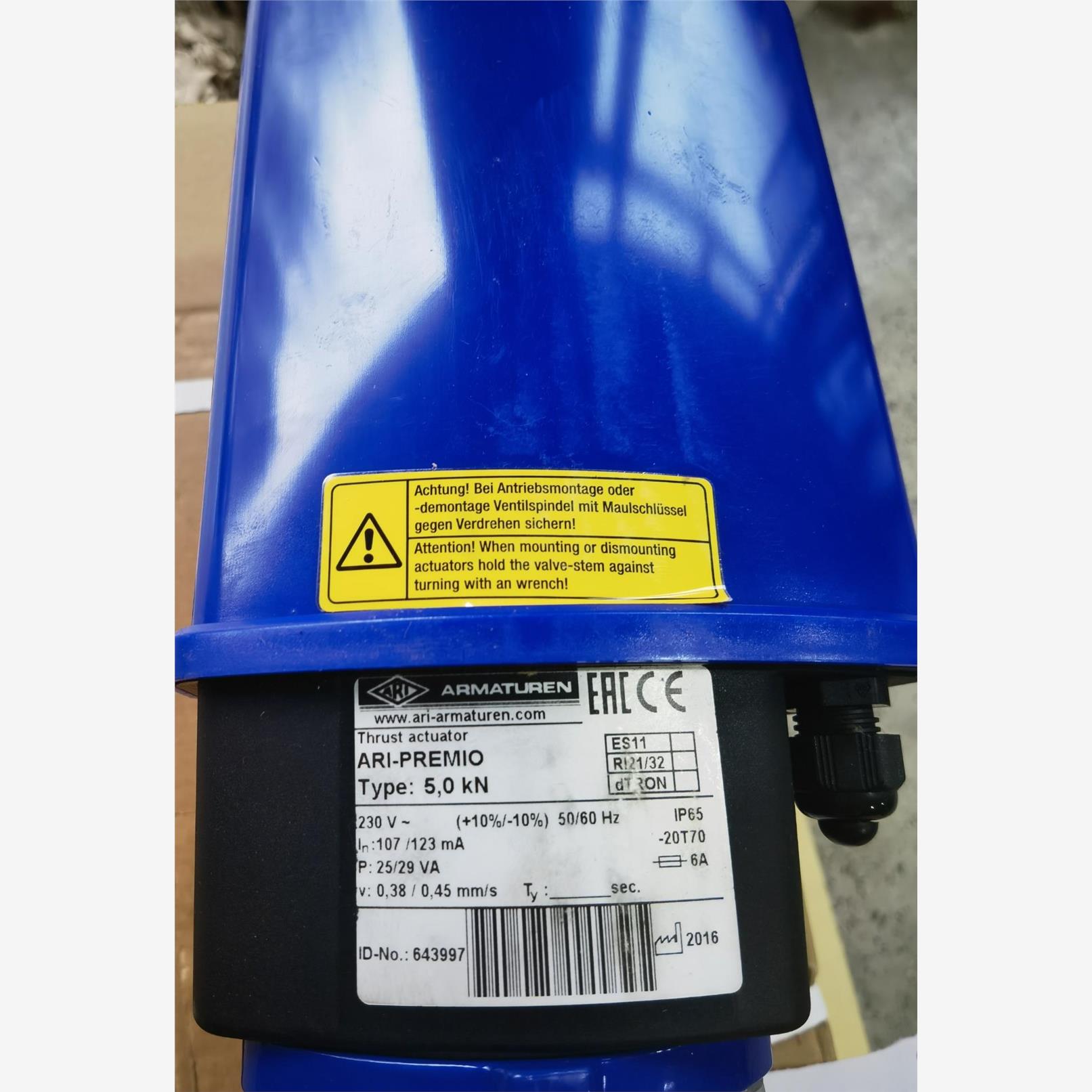 库存现货正品ARI 电动执行器5.0KN议价