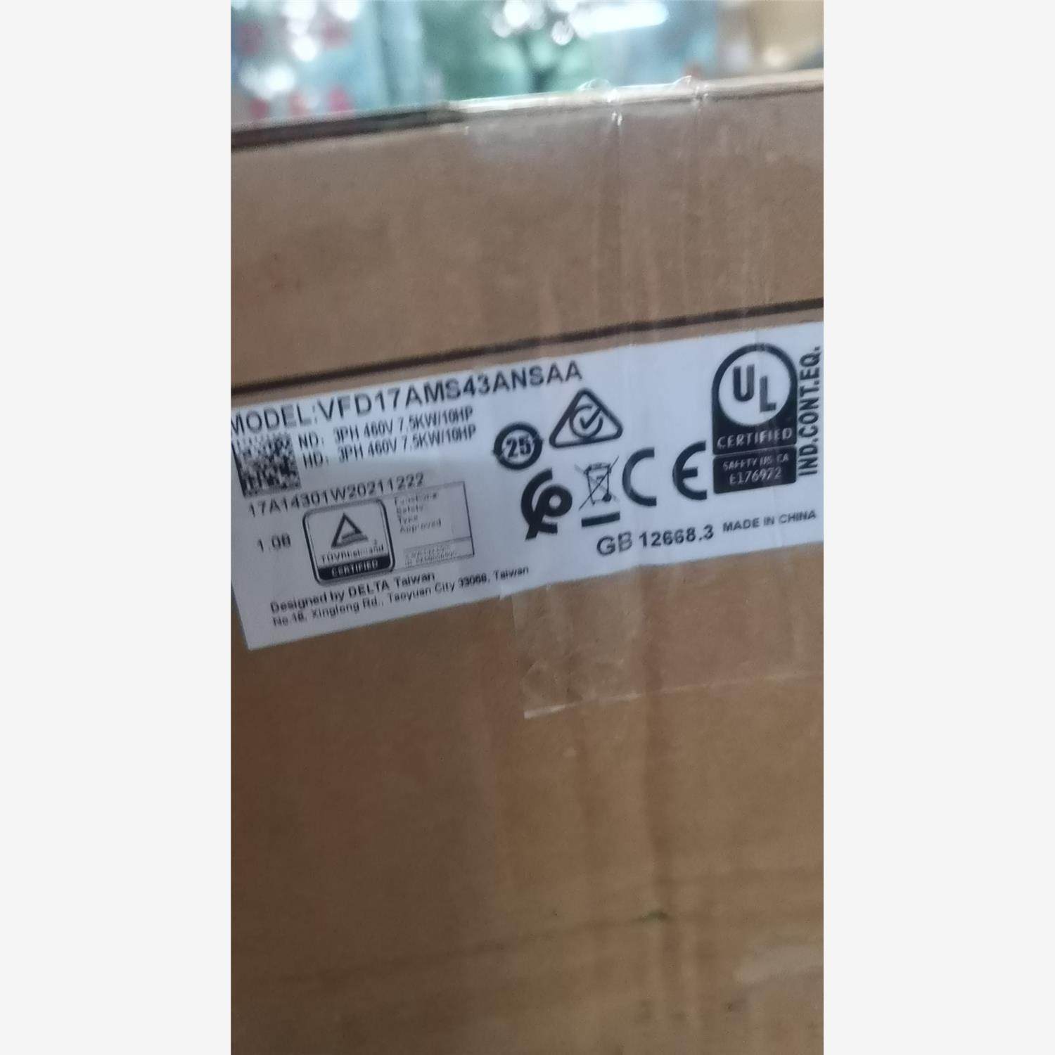 台达变频器ⅤFD17AMS43ANSAA 7.5KW／380V 台达MS300系列全新议价