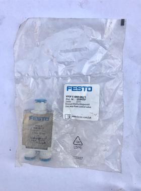 全新正品FESTO单向节流阀VFOF-E-BAH-Q6-CS议价