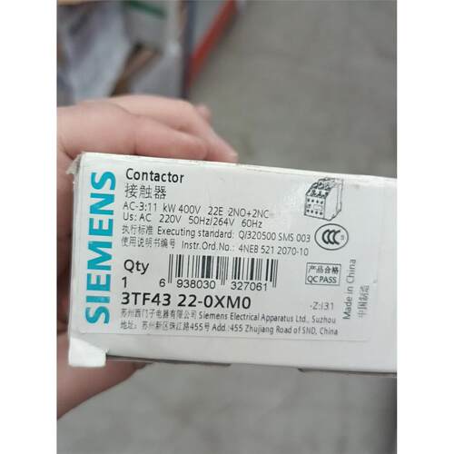 西门子	接触器	3TF4322-0