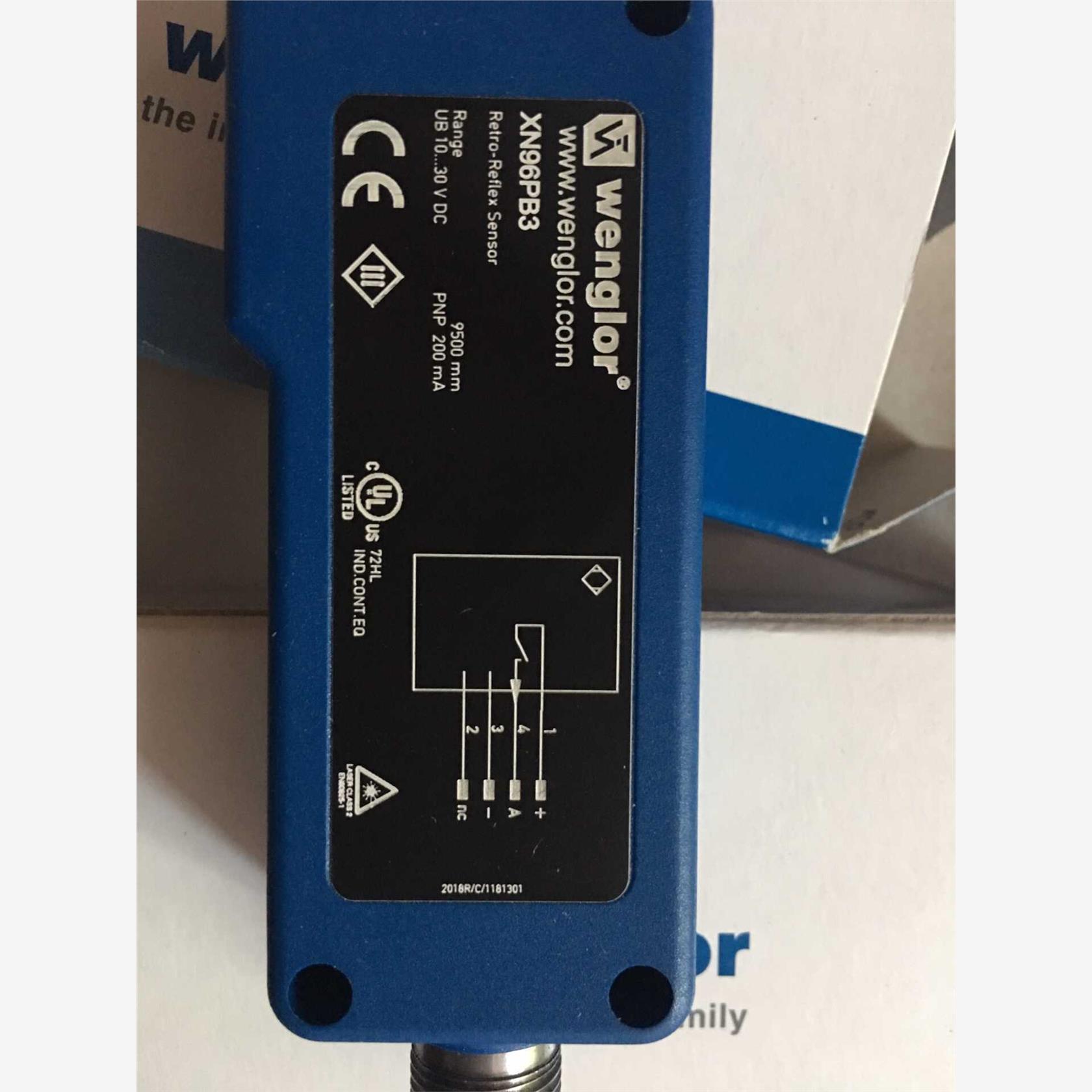 威格勒wenglor XN96PB3传感器 全新库存现货进口现货议价