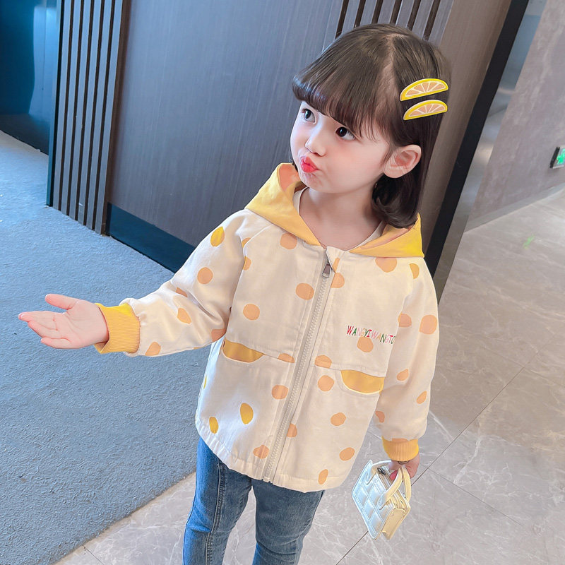 여자 가을 겨울 긴 소매 재킷 봄 가을 유행 2024 새로운  소녀 후드 가디건 봄 한국어 버전