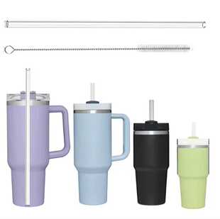 STANLEY304不锈钢双层40oz手柄杯配件保温杯可替换可重复使用吸管