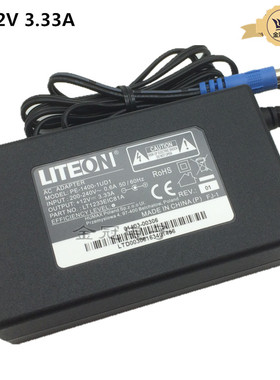 LITEON原装12V3.33A适配器3A2.5A液晶摄影带针电源PE-1400-1UD1