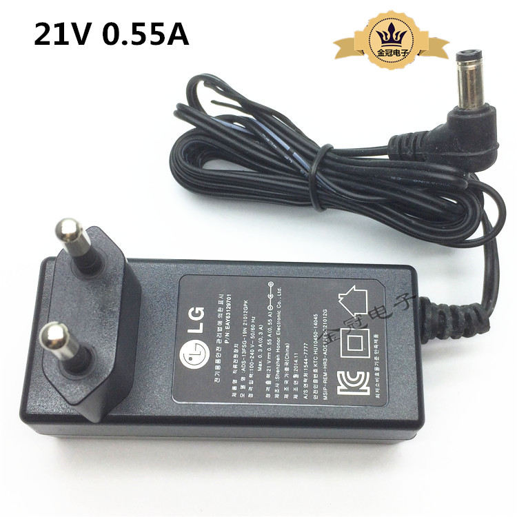 全新原装欧规LG显示器适配器ADS-13FSG-19N21012GPK电源21V 0.55A