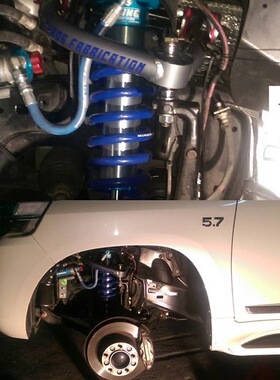 陆巡LC200 4000 4600 5700 KING 改装2英寸升高2.5管径氮气减震器