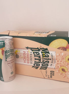 Perrier含气天然矿泉水桃子味
