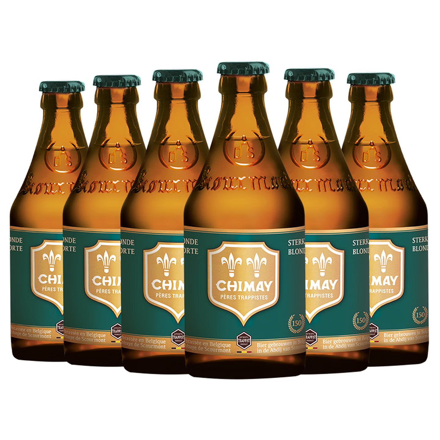 智美Chimay绿帽啤酒修道士精酿330mlx6瓶 比利时进口金色烈性艾尔