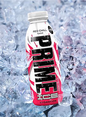 PRIME维生素电解质运动功能饮料 冰红Chill 500mlx5瓶 英国进口