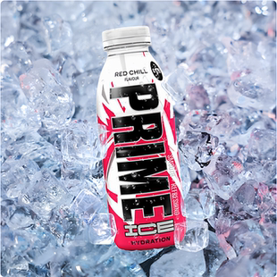 PRIME维生素电解质运动功能饮料 冰红Chill 500mlx5瓶 英国进口