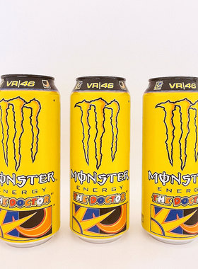 Monster魔爪医生VR46特别版500mlx4罐 欧洲进口 运动能量功能饮料