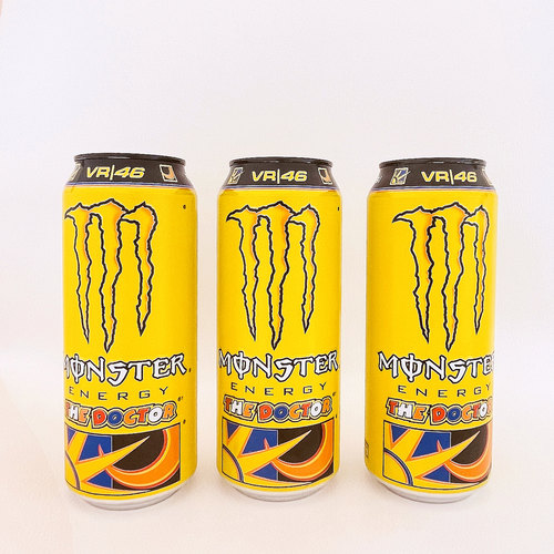 Monster魔爪医生VR46特别版500mlx4罐 欧洲进口 运动能量功能饮料