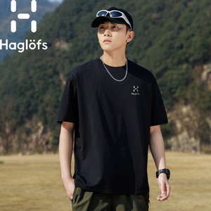 HAGLOFS火柴棍短袖T恤男夏季圆领
