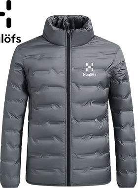 HAGLOFS火柴棍秋冬羽绒服男士石墨烯保暖轻薄80白鸭绒立领羽绒服