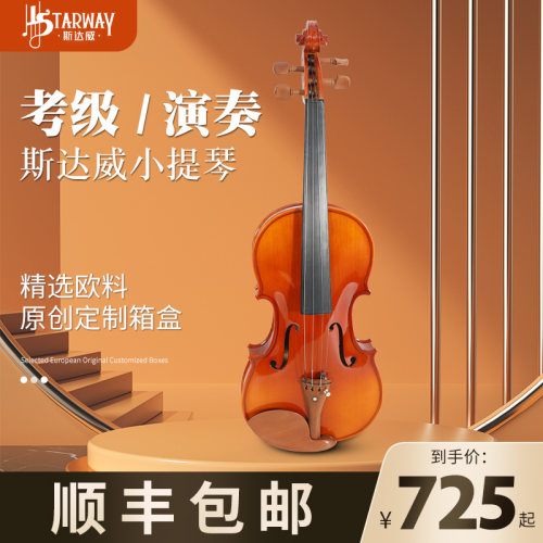 斯达威小提琴成人儿童入门演奏