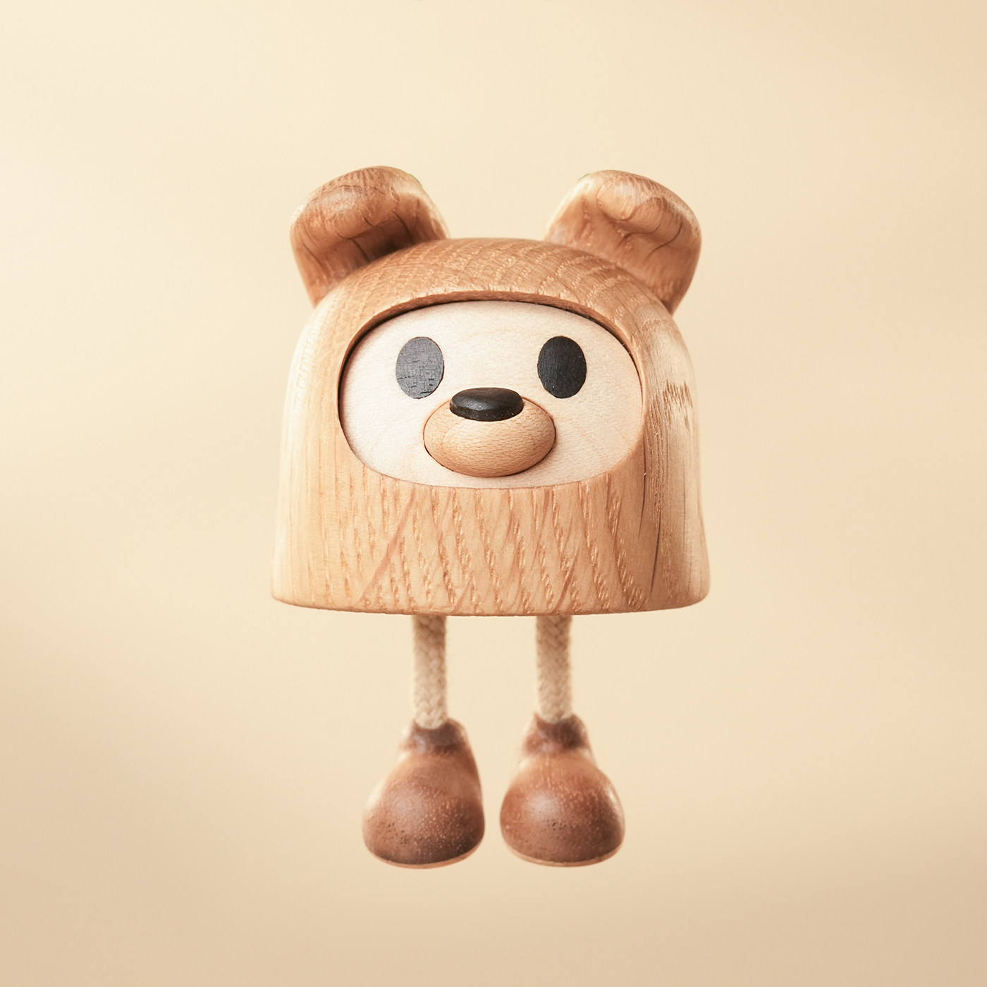 小狗挂件原创设计实木十二生肖狗旺旺可爱治愈礼品创意桌面摆件