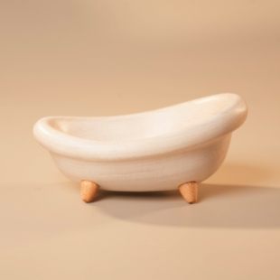 原上城干掉蕉虑白枫木浴缸配件装饰品