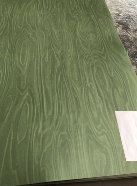 绿色木纹贴面防火板美耐板耐火板饰面板绿彩桦木免漆室内