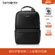 Samsonite新秀丽双肩包男款 商务老花背包大容量外出旅行书包 NQ8