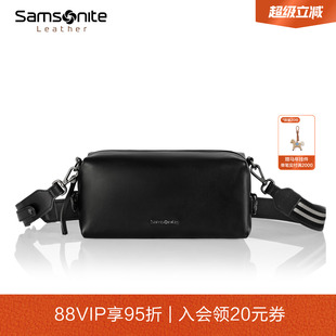 Samsonite新秀丽斜挎包新款 外出便携包休闲通勤高级单肩包TM3 时尚