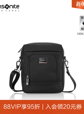 Samsonite新秀丽总裁包ENCODE男士斜挎包高档单肩包手机包男包HO0