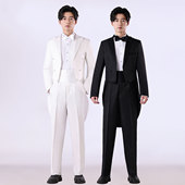燕尾服男舞台表演礼服演装 旦年会演出服魔术服装 男合唱西装 舞台元