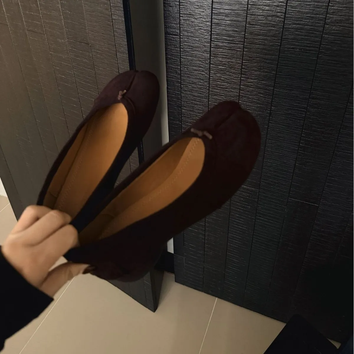 2025新款分趾圆头粗低跟套脚百搭休闲时装女单鞋