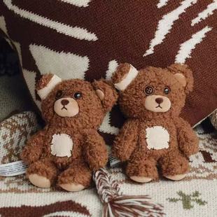 POPMART泡泡玛特新品 hirono小野小熊毛绒公仔挂件饭盒包装玩偶女