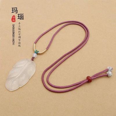 手工编织男女菠萝扣项链绳