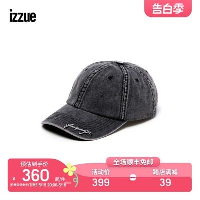 izzue牛仔棒球帽复古街潮