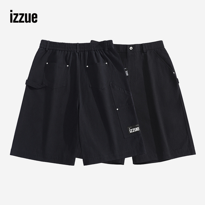 i.t izzue官方正品休闲短裤新款男士马丁工装宽松五分裤2025年夏A